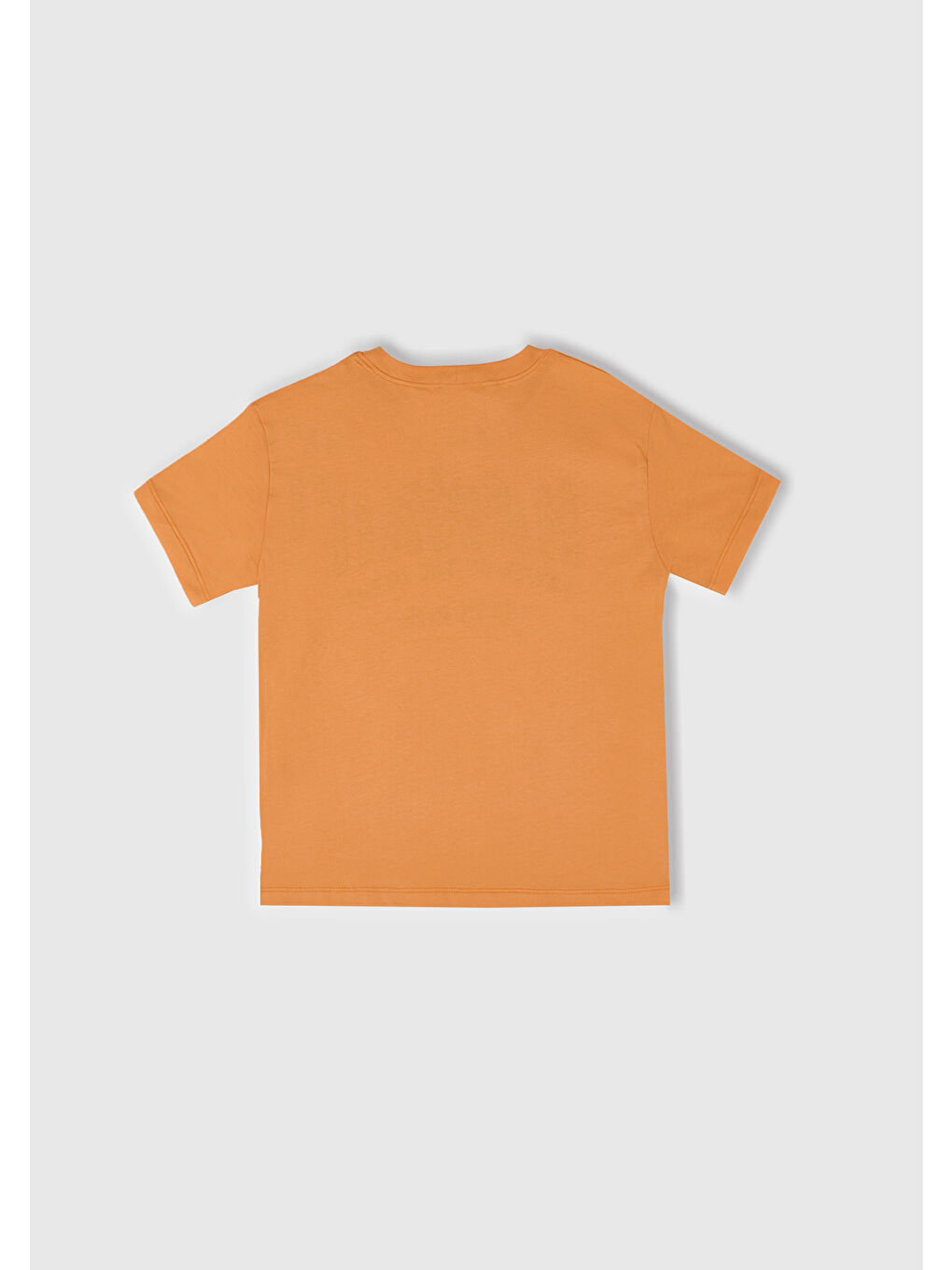 Erkek Çocuk Turuncu Slogan Baskılı T-Shirt-2