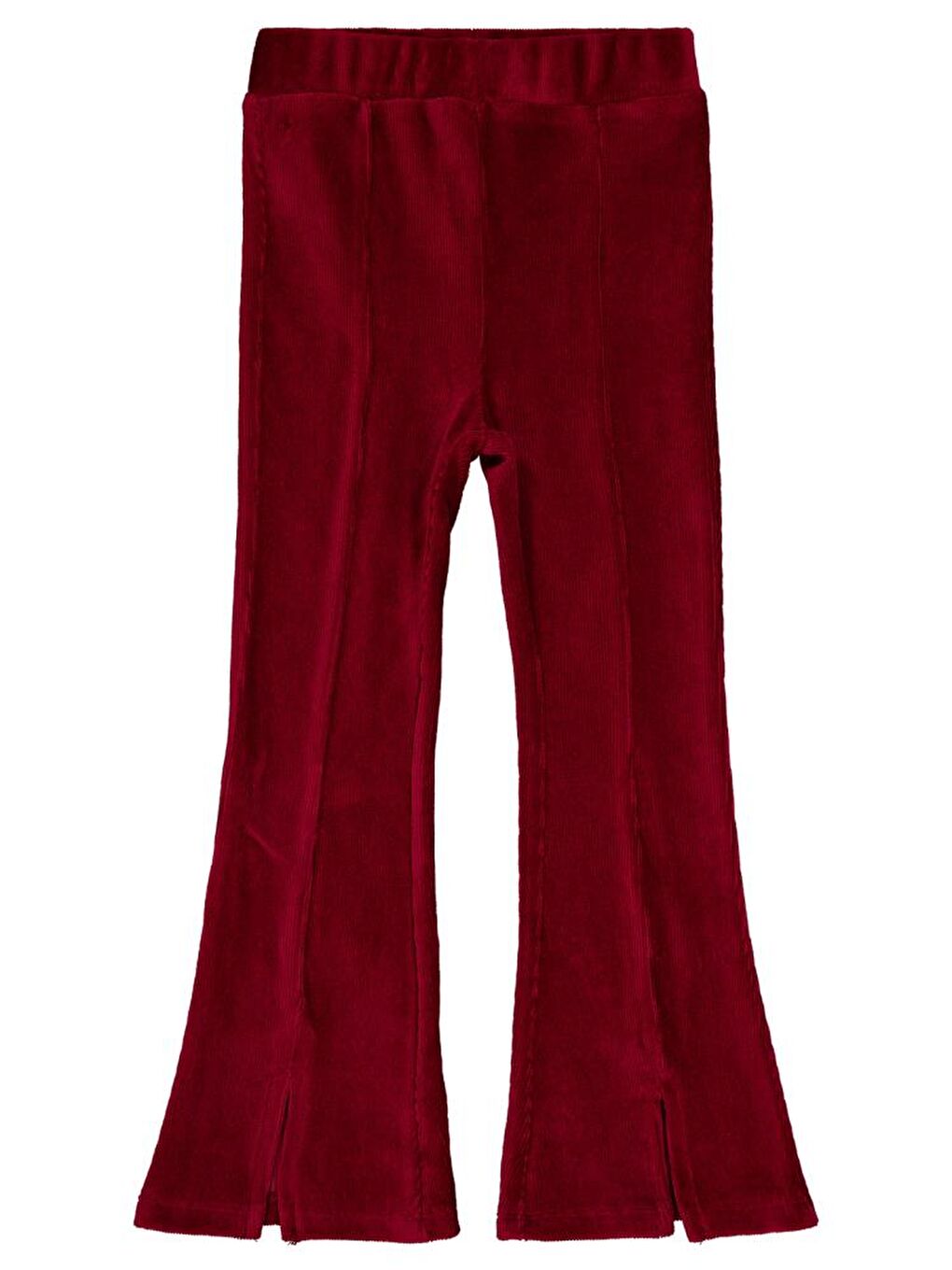 Girls Yırtmaçlı 6-9 Yaş Tayt - Bordo 7-8 Yaş