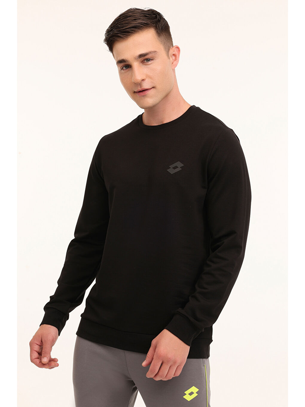 M-WATTS C NECK SWT 4PR Siyah Erkek Sweatshirt