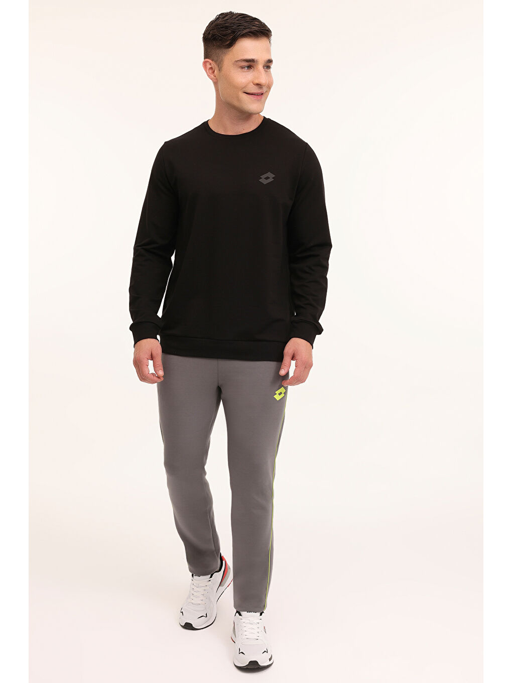 M-WATTS C NECK SWT 4PR Siyah Erkek Sweatshirt-2