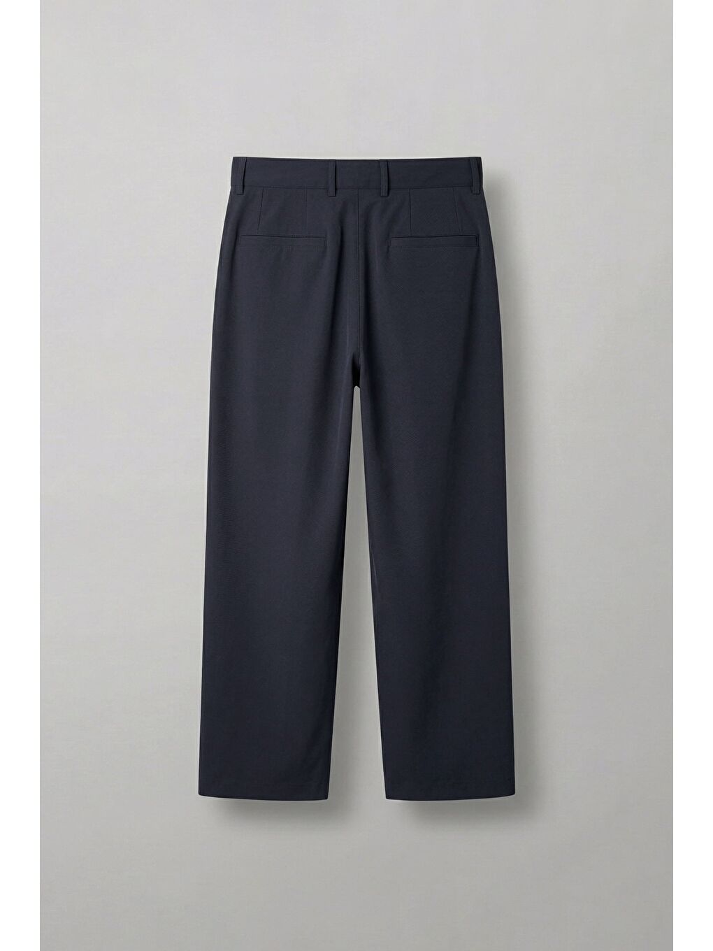 Erkek Baggy Fit Pileli Esnek Pantolon Lacivert-1