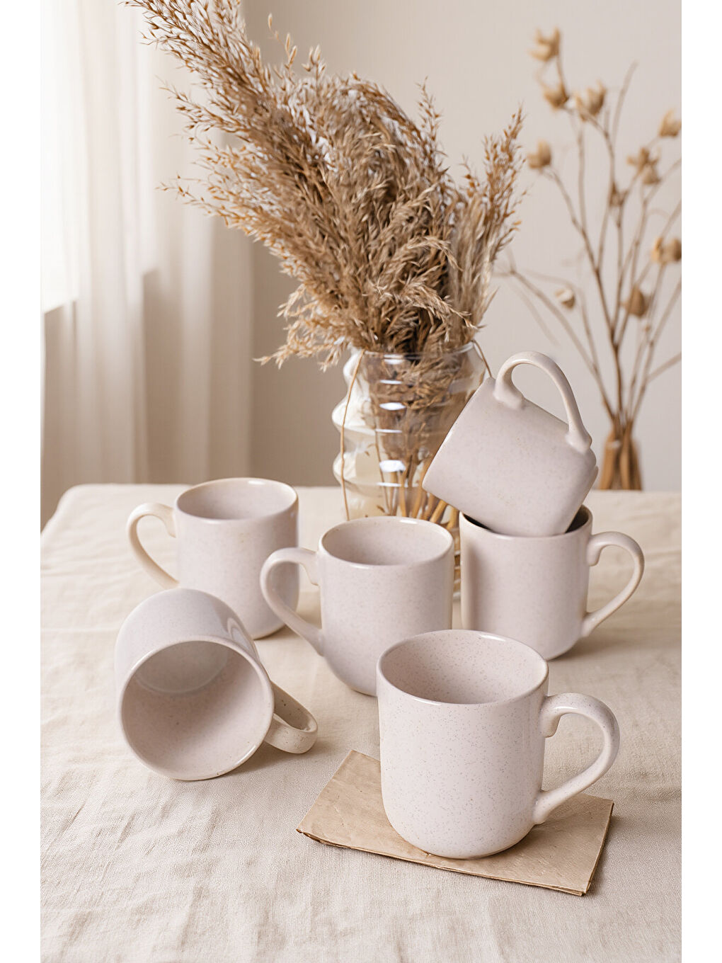 Ekru Reaktif Krem Parion Kupa 10 Cm 6 Adet