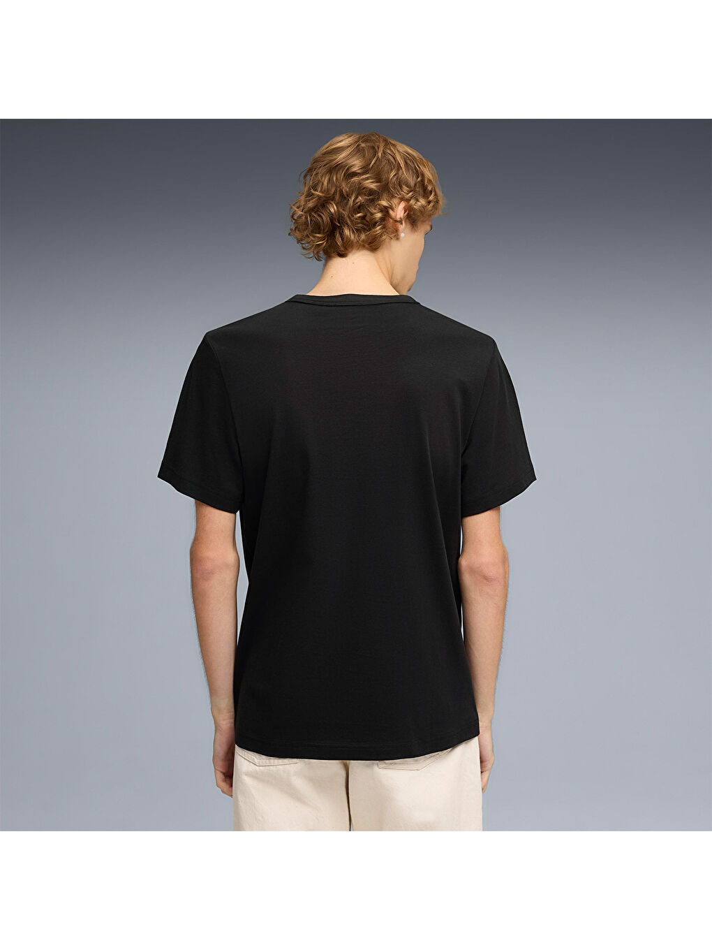 Essential Elevated Erkek Siyah Tişört-1