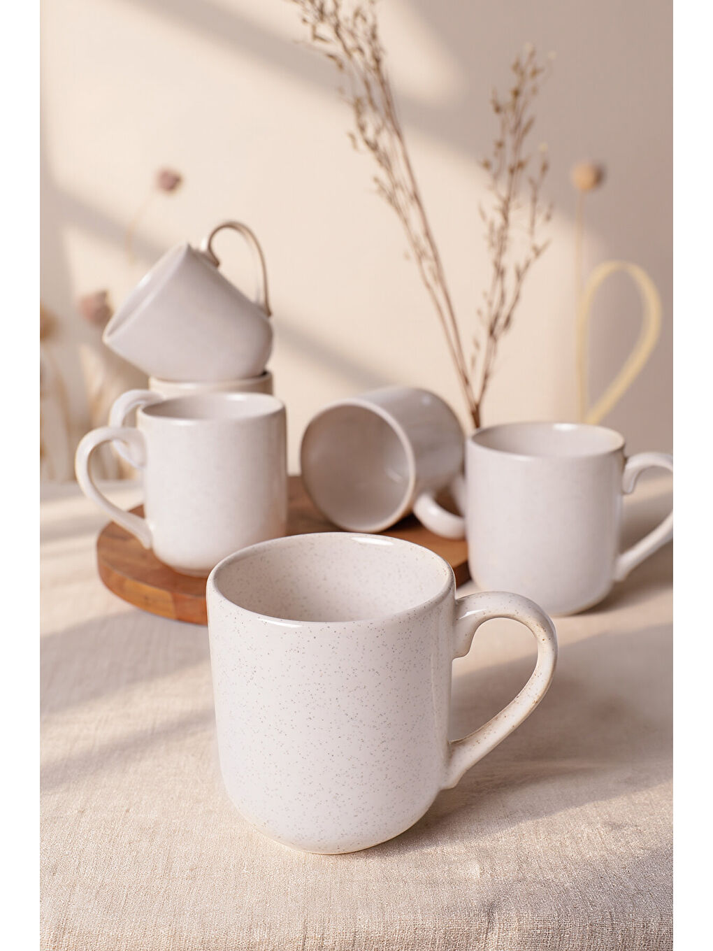 Ekru Reaktif Krem Parion Kupa 10 Cm 6 Adet-2