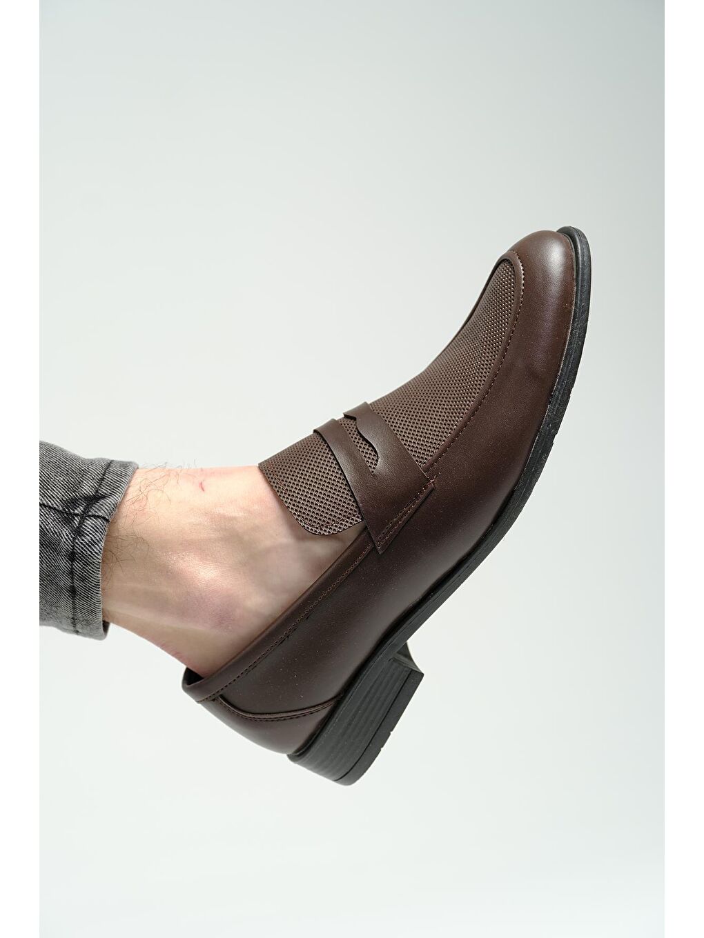 Kahverengi Gvn 018 Erkek Klasik Ayakkabı-2