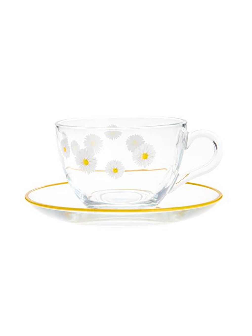 Renksiz Fiona 4 Parça Çay Fincan Seti - Şeffaf - 238 ml-3