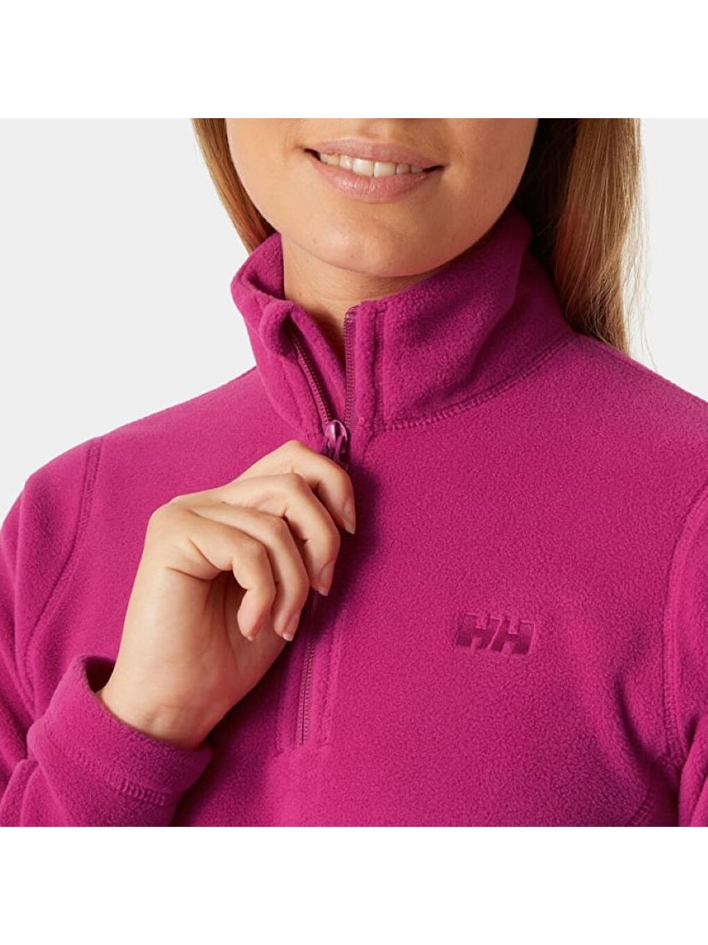 Helly Hansen Slope Fleece Kadın Yarım Fermuar Polar Pembe HH..15001.HHA.663 - 4