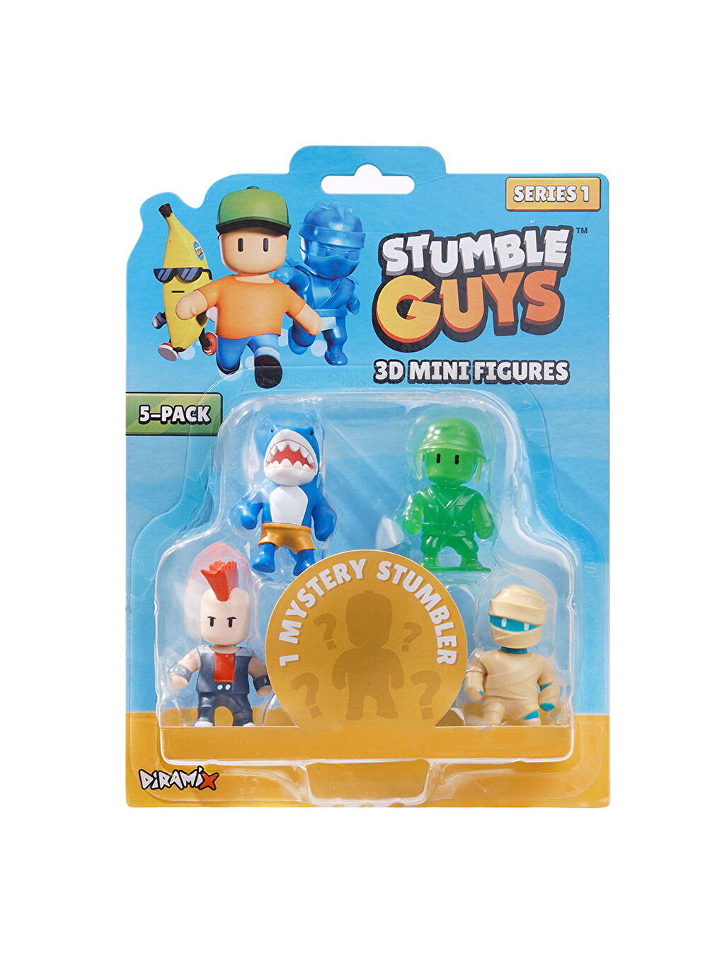 Stumble Guys Renksiz 5li Mini Figür S1-SG-30005-5-3