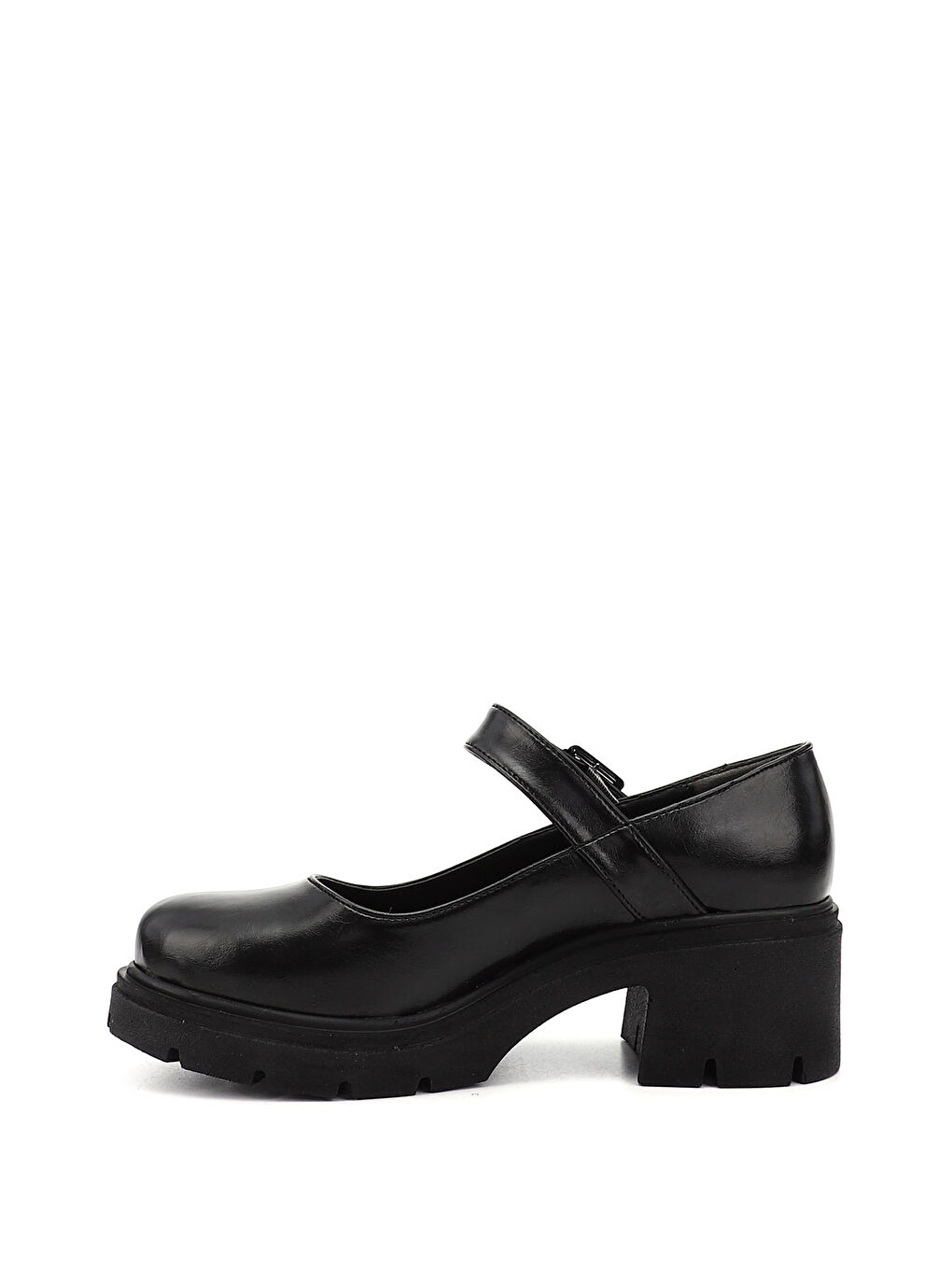 Mor Kadın ZÜMRÜT-SİYAH Kalın Topuklu Ayakkabı-2