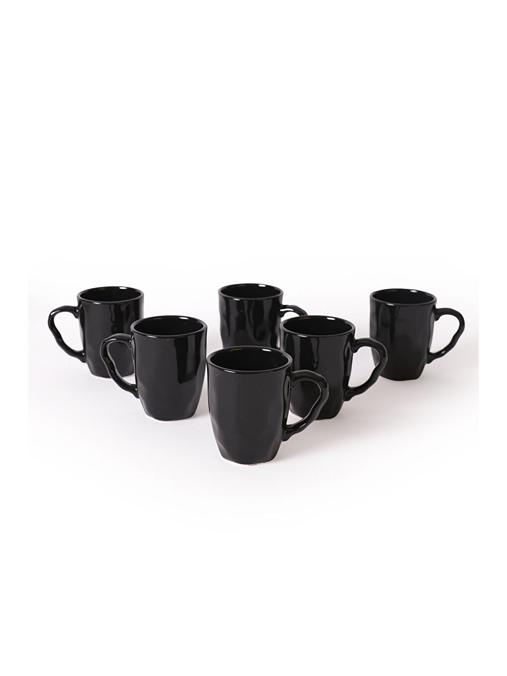 Siyah Organik Kupa 10 Cm 6 Adet-4