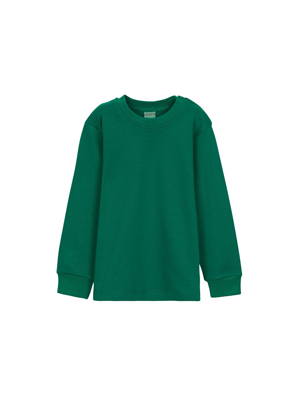 Yeşil Bisiklet Yaka Kız Bebek Sweathirt