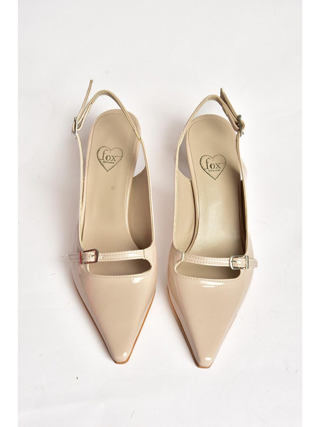 S6540722 Bej Kadın Topuklu Ayakkabı-2