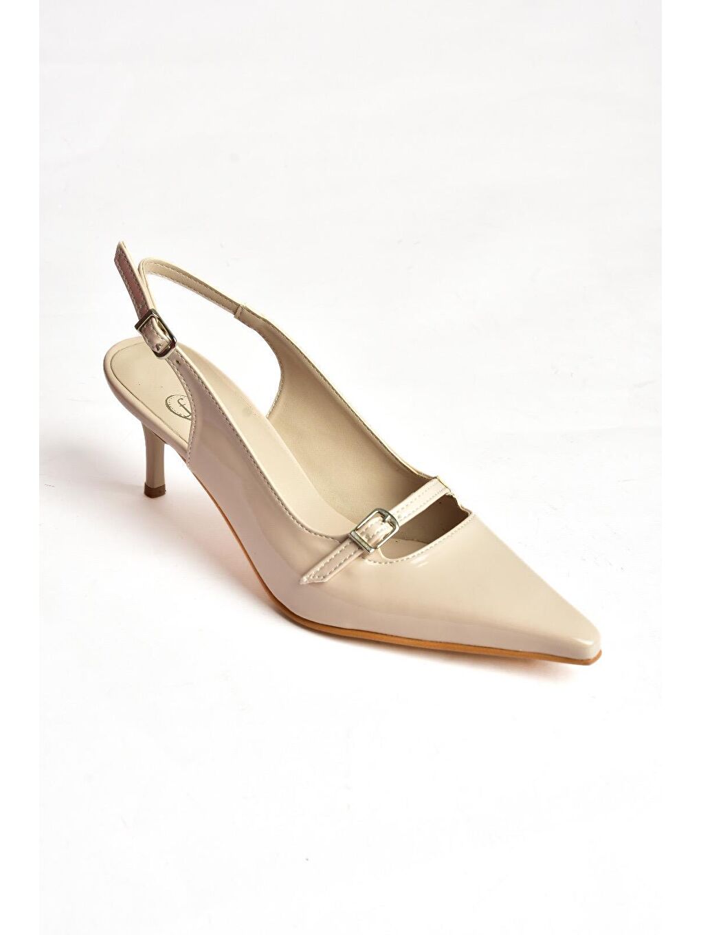 S6540722 Bej Kadın Topuklu Ayakkabı-1