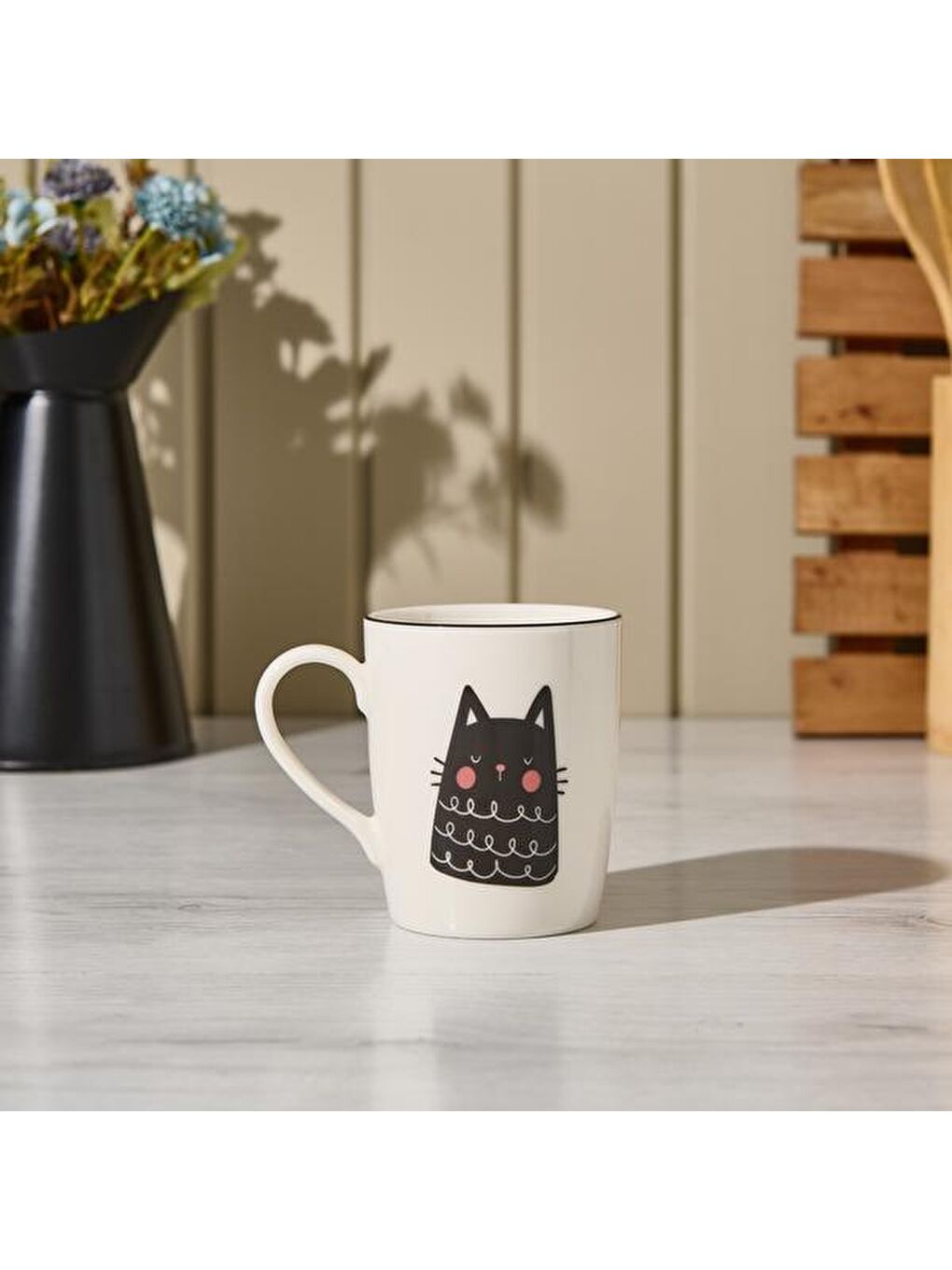 Karışık Kitchen Cutie Desenli Kupa - Renkli - 290 ml