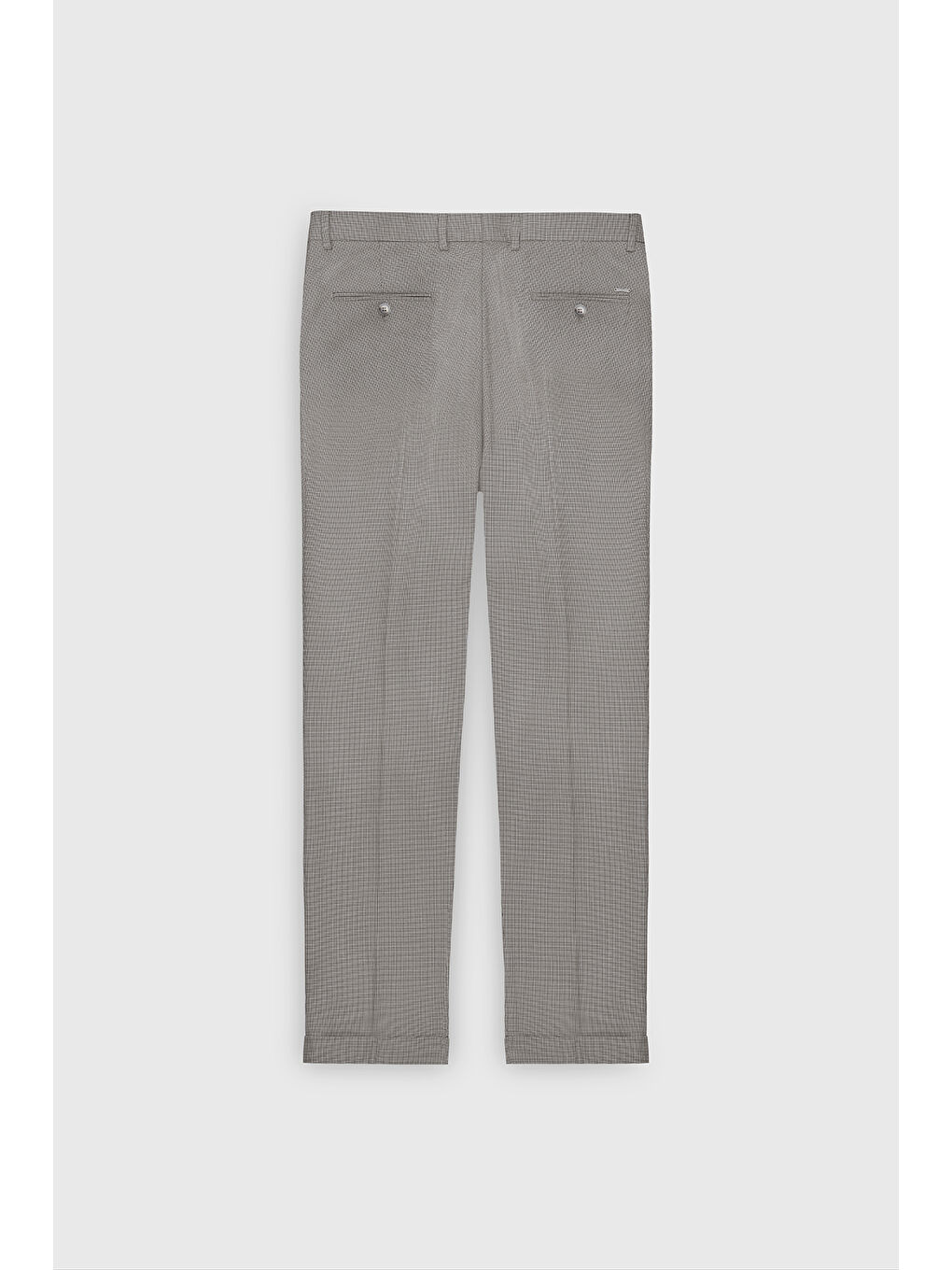 Kahverengi Erkek Kahve-Siyah Slim Fit Dar Kesim Yan Cepli Desenli Beli Lastikli Pantolon-9