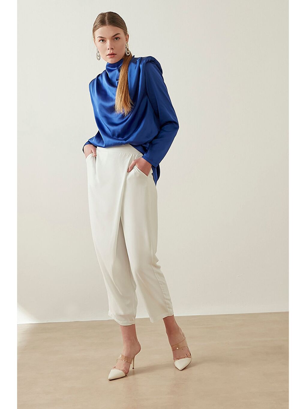 Anvelop Ekru Pantolon-1