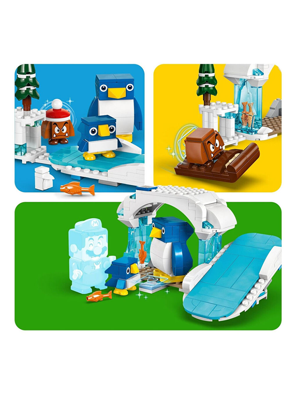 Lego Renksiz Super Mario Penguin Ailesi Kar Macerası Ek Macera Seti 71430 - 4