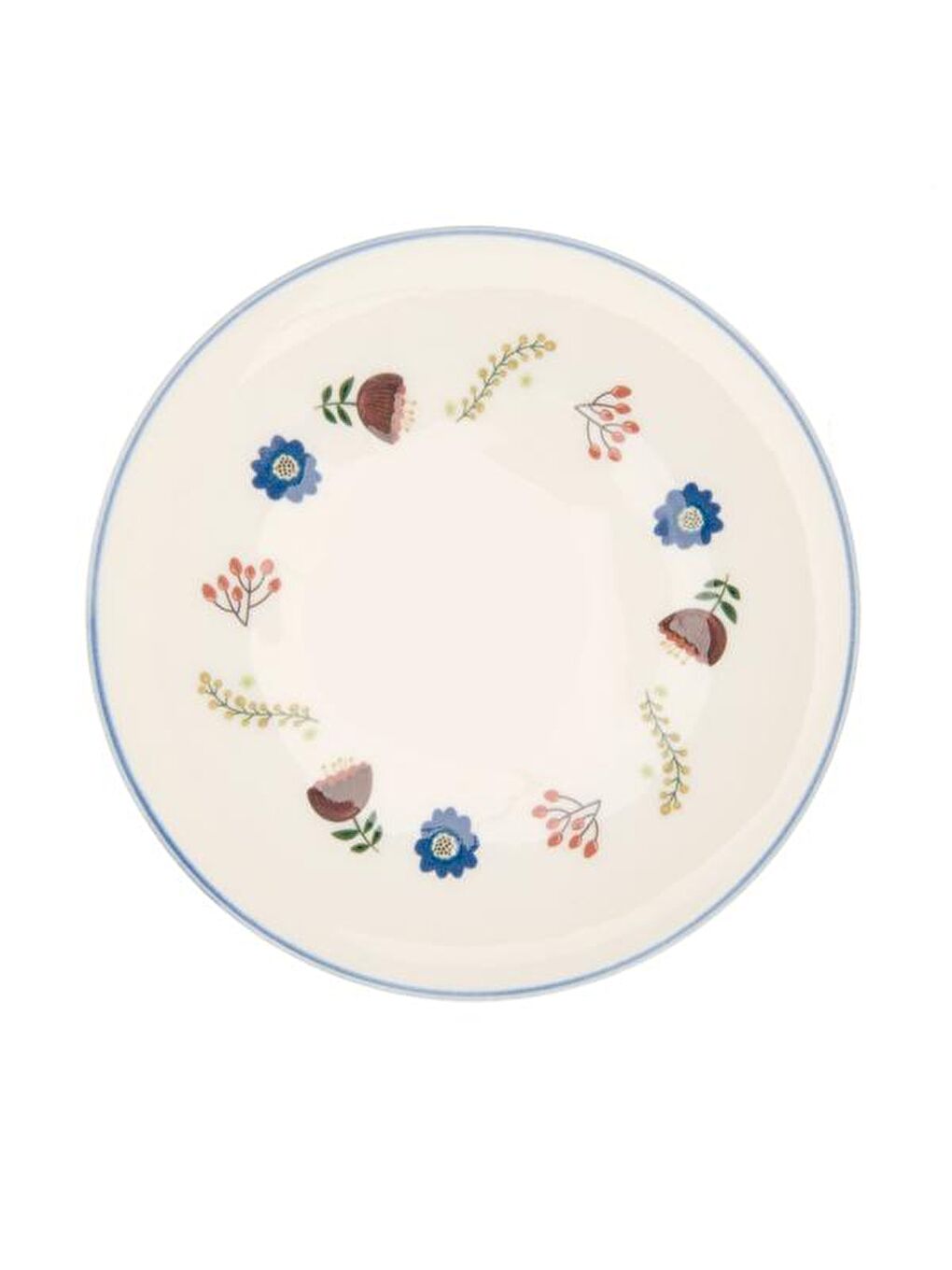 Karışık Gloria Pasta Tabağı - Renkli - 19 cm-1