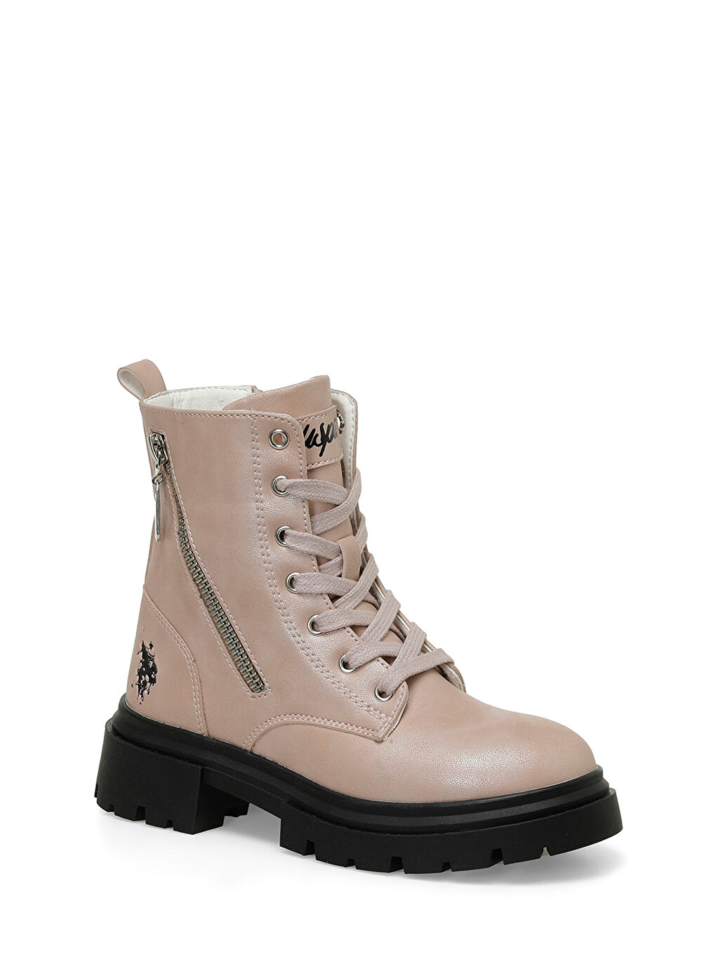 HALLY 4PR Pembe Kız Çocuk Biker Bot-1