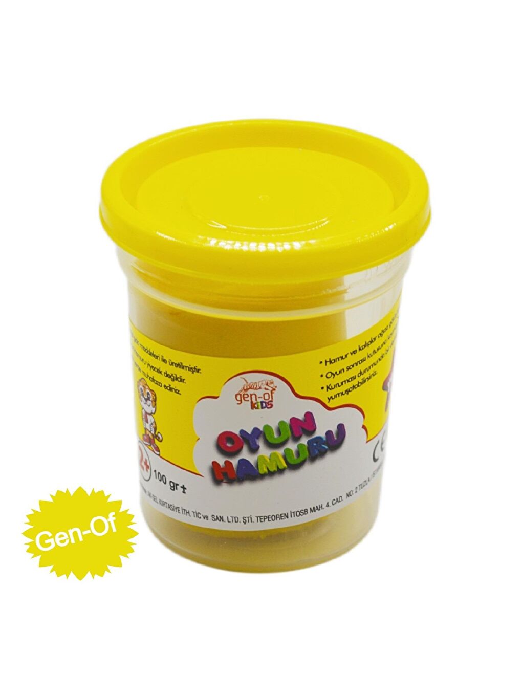 Oyun Hamuru 4 Renk 460 gr GEN-7141