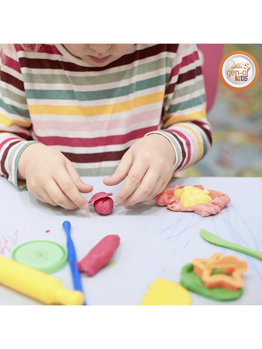 Oyun Hamuru 4 Renk 460 gr GEN-7141-1