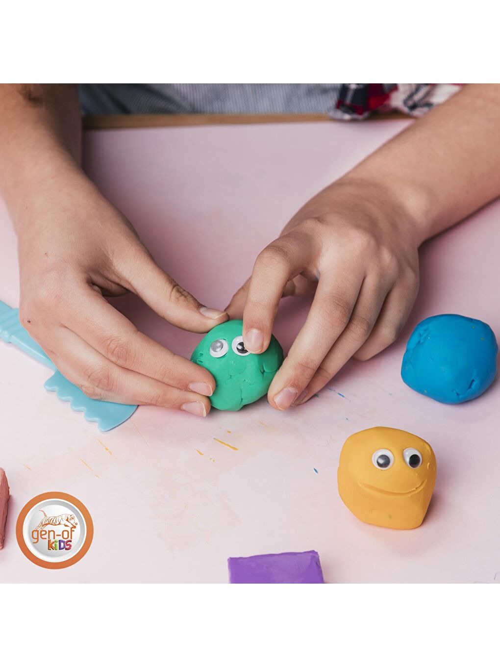 Oyun Hamuru 4 Renk 460 gr GEN-7141-1