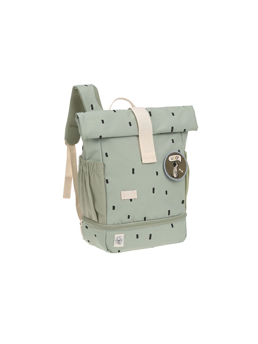 Happy Prints Mini Rolltop Sırt Çantası Light Olive