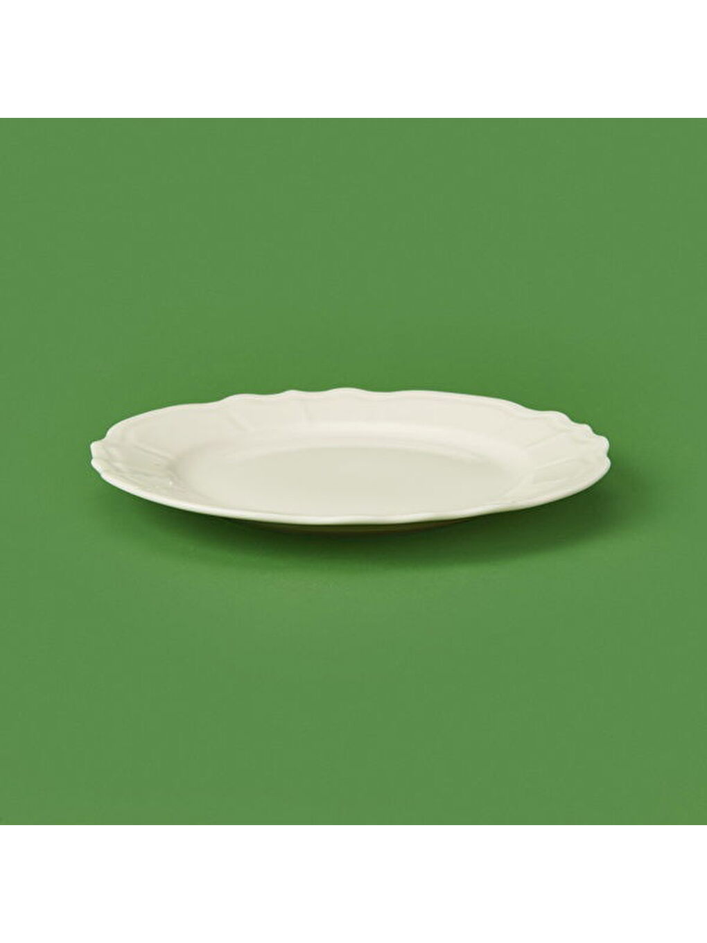 Ekru Tiffany Tatlı Tabağı - Krem - 19 cm-2