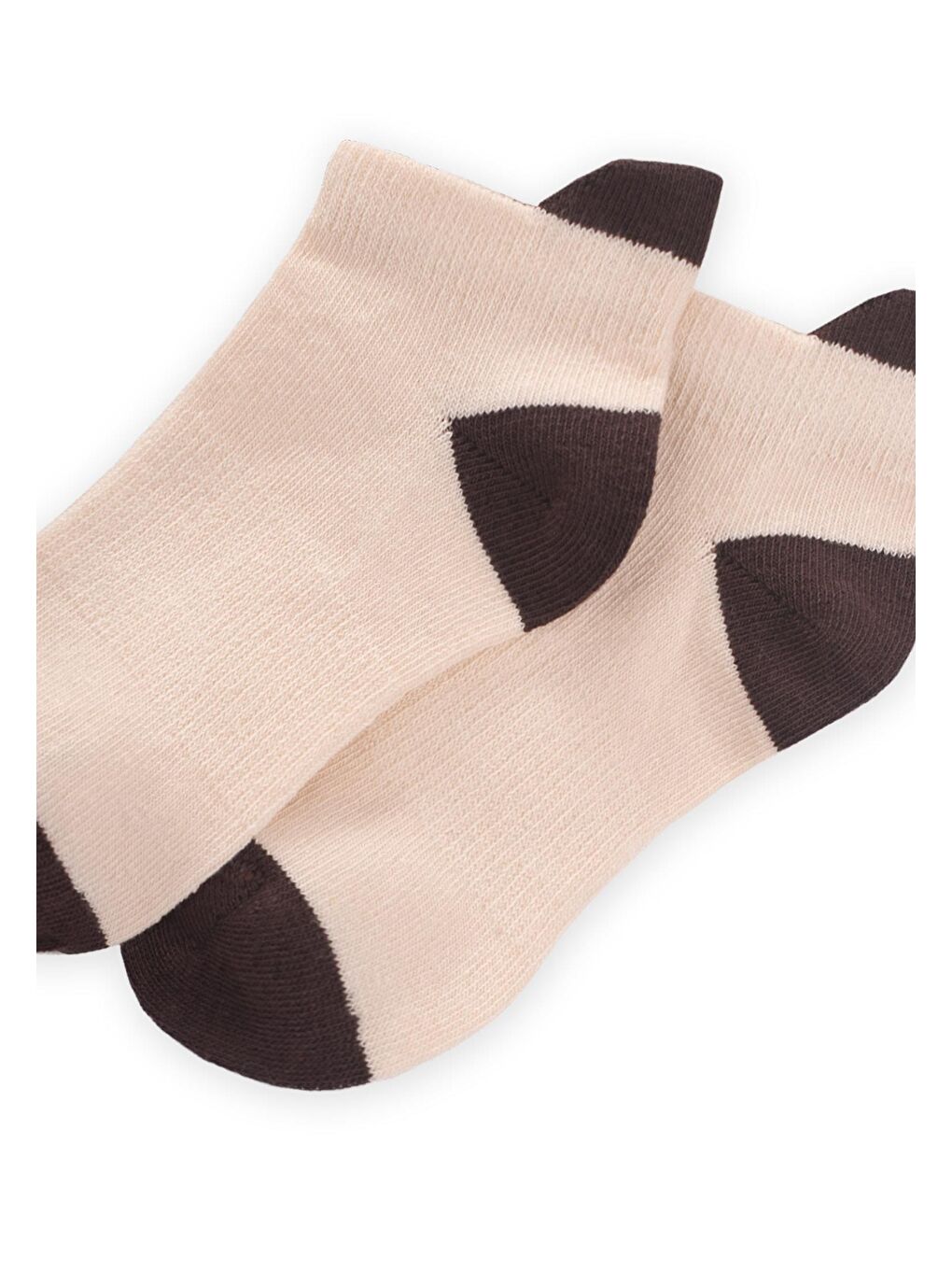 Kahverengi Erkek Çocuk Patik Çorap-1