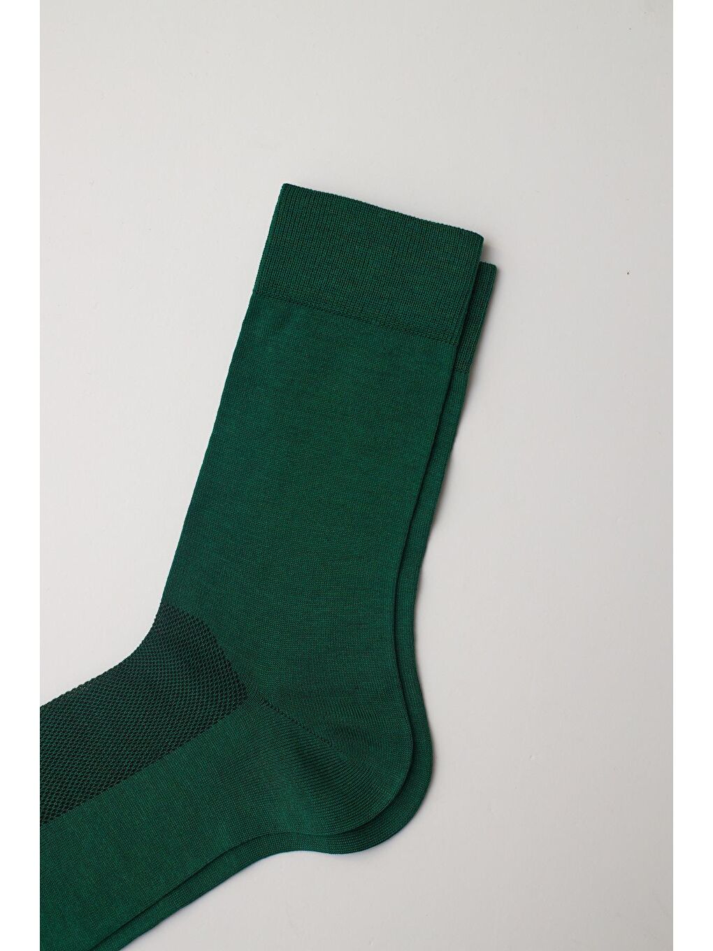 Merserize Fileli Erkek Soket Çorap Yeşil-1