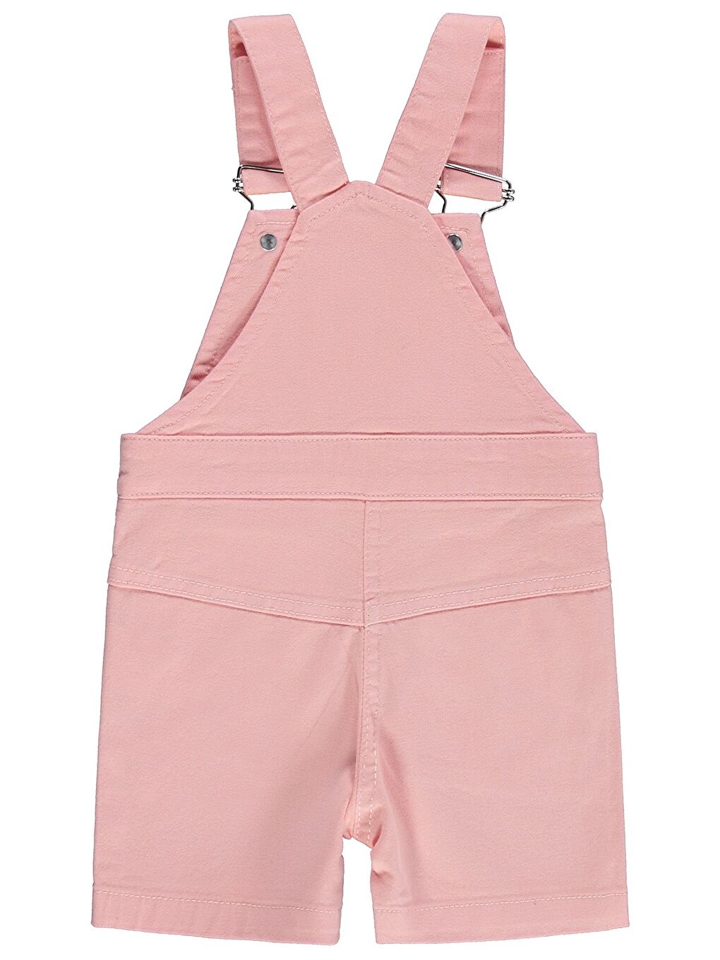 Baby Meyve Nakışlı Denim 6-18 Ay Salopet - Pembe-1