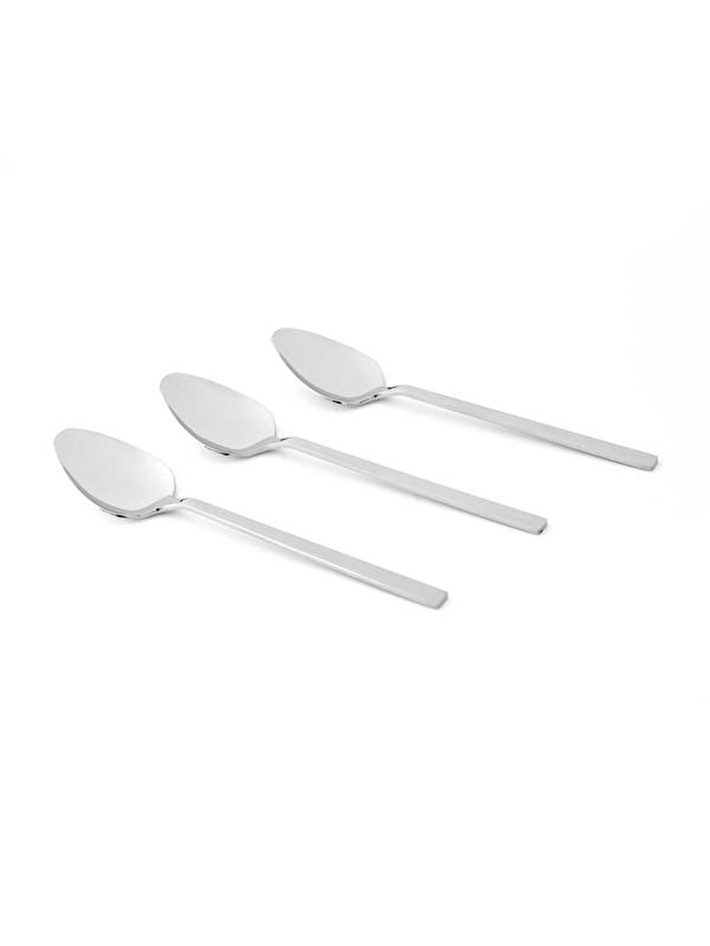 Gri Santos 3 Parça Vakumlu Tatlı Kaşığı