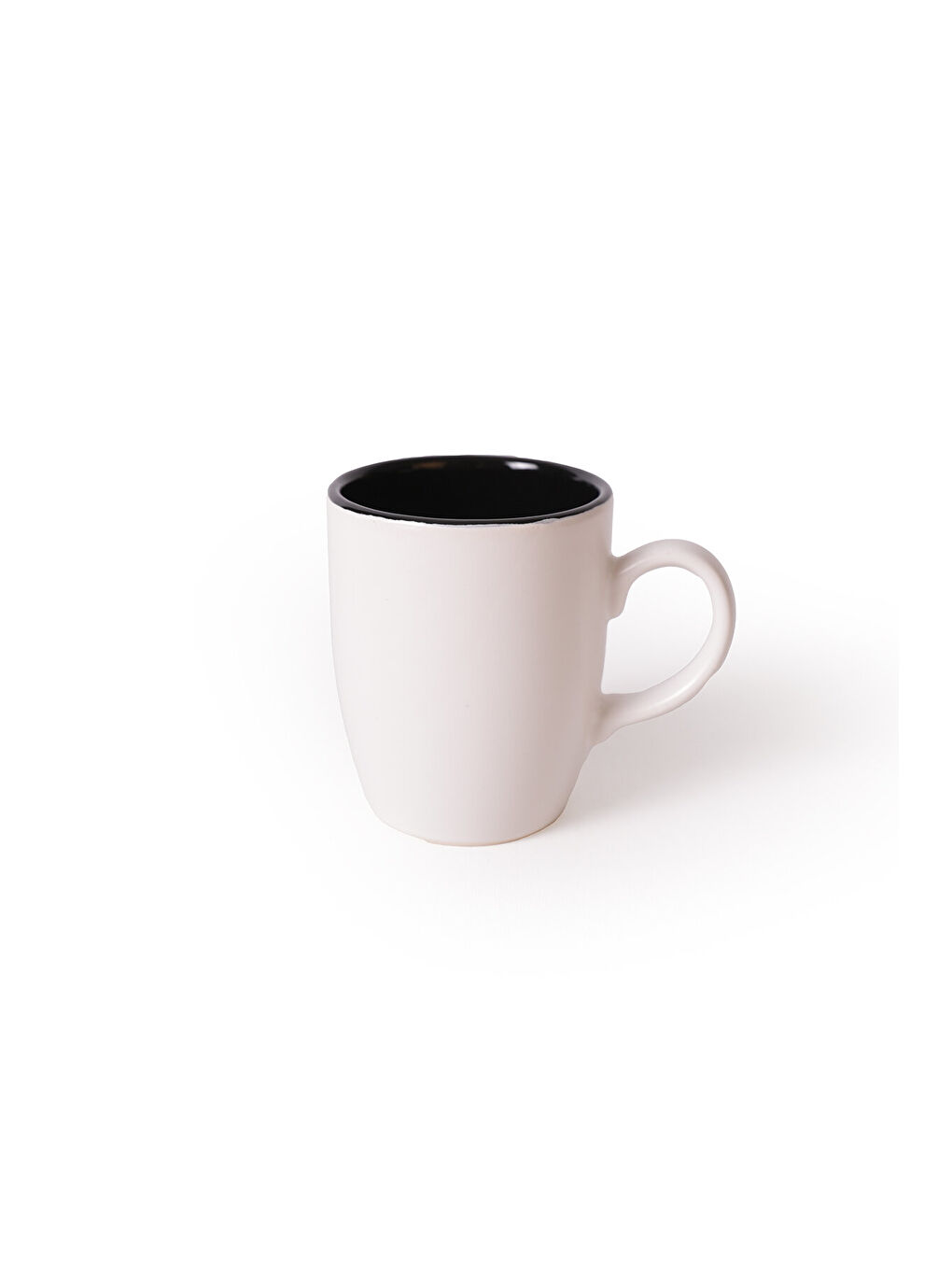 Karışık Mat Beyaz / Siyah Bulut Kupa 9 Cm 6 Adet-5
