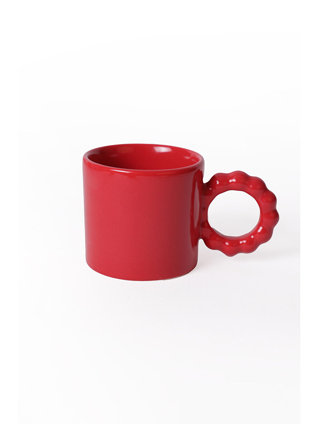 Kırmızı İnci Kupa 8 Cm 2 Adet-5