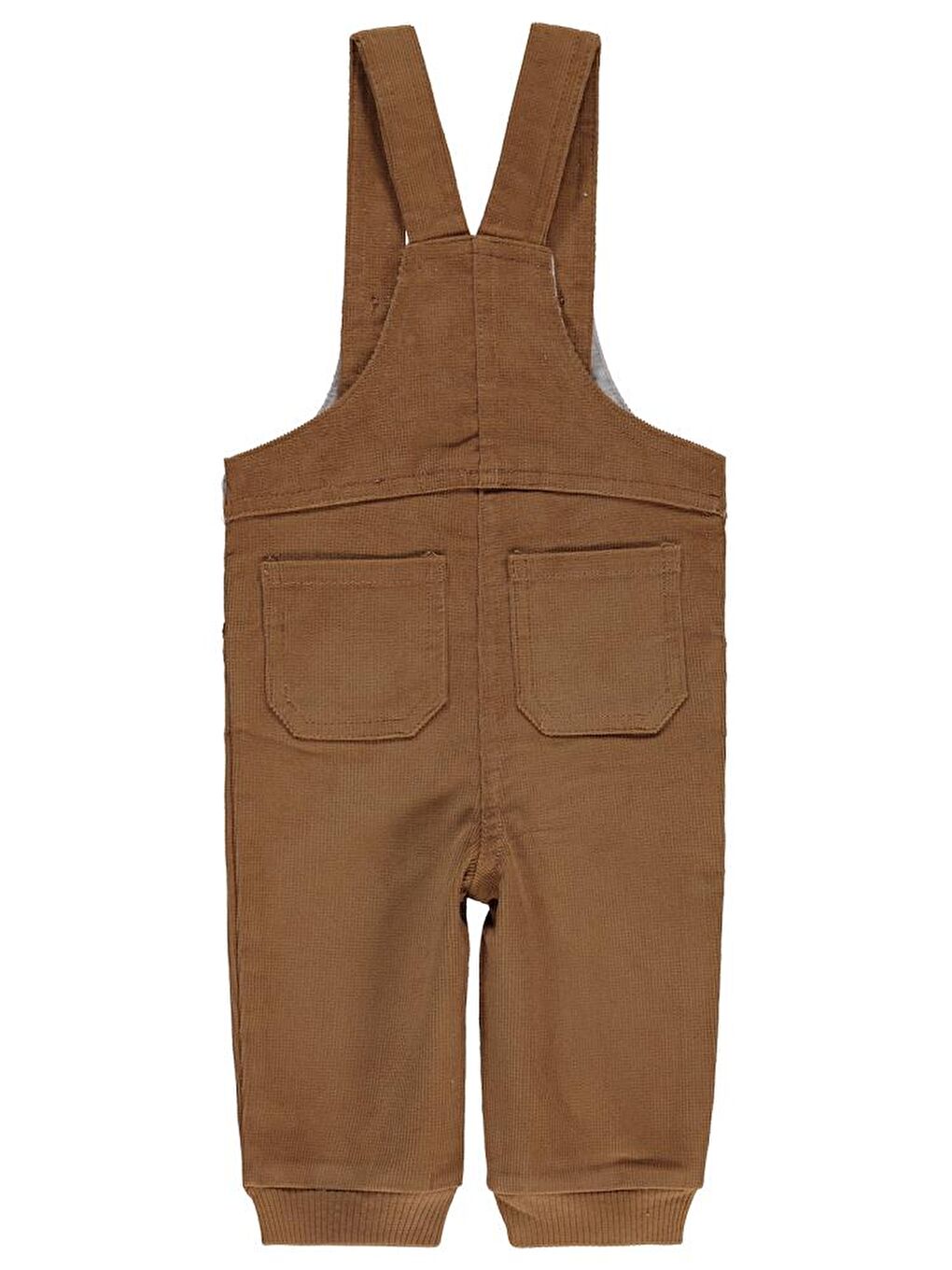 Kahverengi Baby Askılı 6-18 Ay Salopet - Kahve 12-18 Ay-1