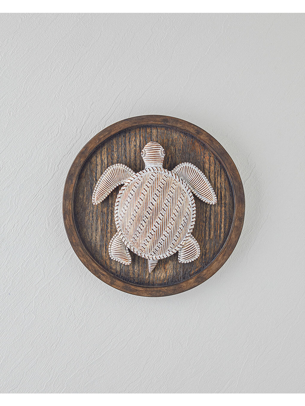 Kahverengi Sea Duvar Aksesuarı 30x30x5 cm Kahve-1