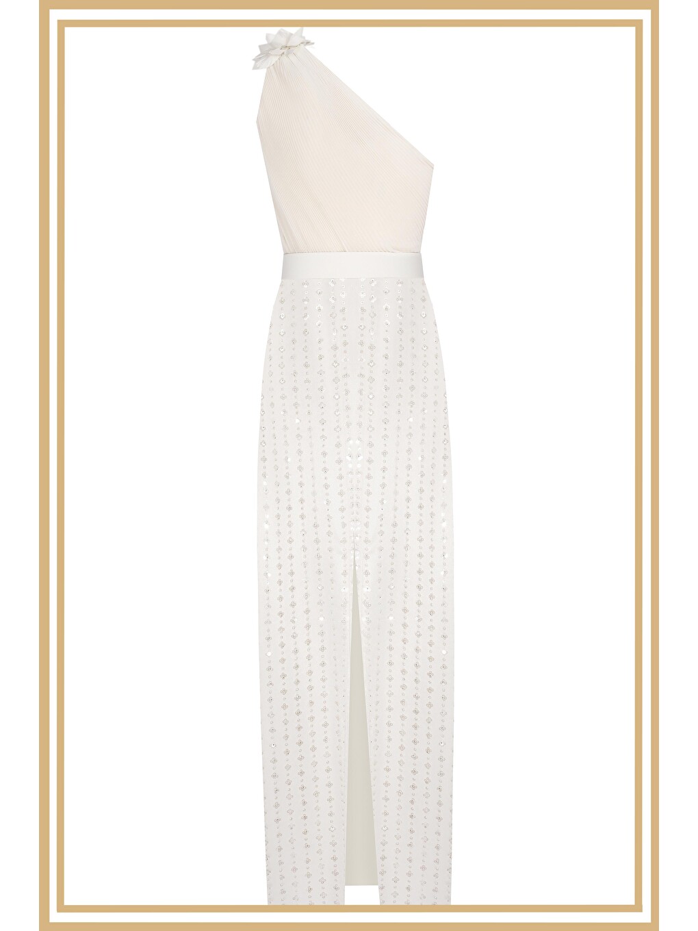 Limited Edition | Isadora Beyaz Midi Elbise-6