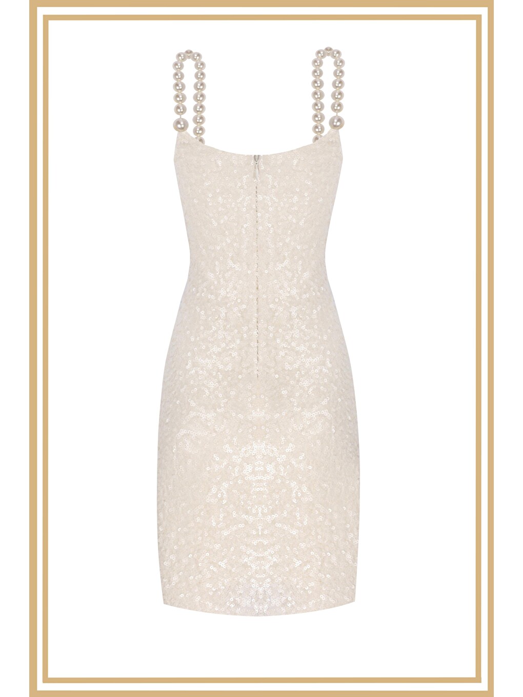 Limited Edition | Eva Beyaz Mini Elbise-6