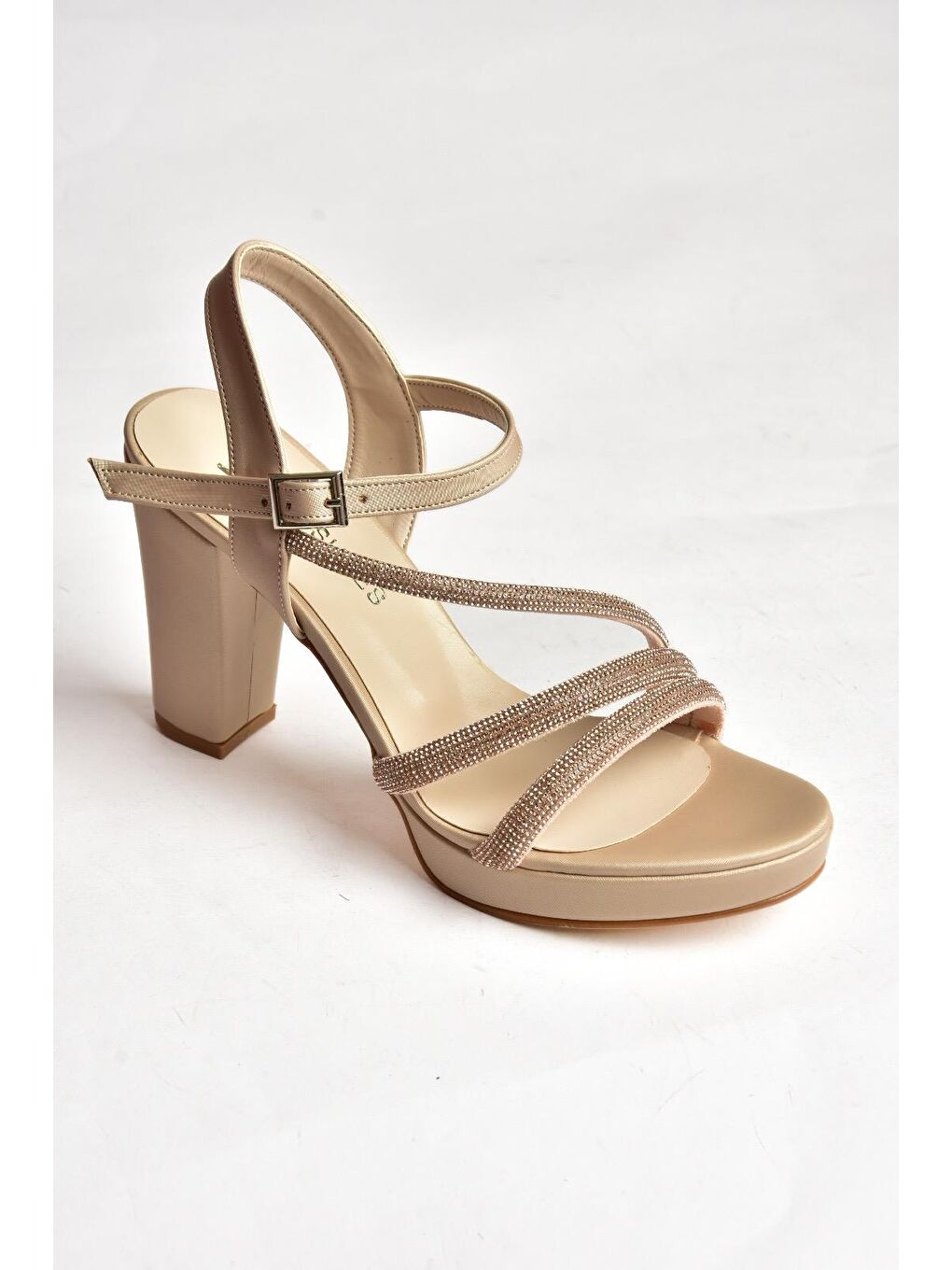 Bej P2460317 Ten Kadın Topuklu Ayakkabı-1