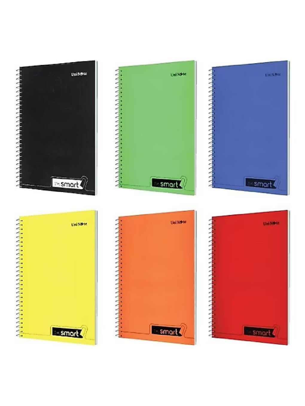 Çınar Karışık Asorti Im Smart A4 40 Yaprak Plastik Kapak Spiralli Defter 4 Çizgili+4 Kareli