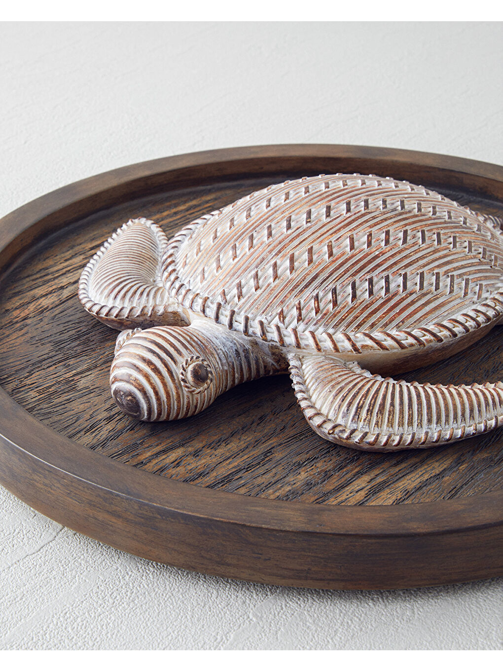 Kahverengi Sea Duvar Aksesuarı 30x30x5 cm Kahve-2