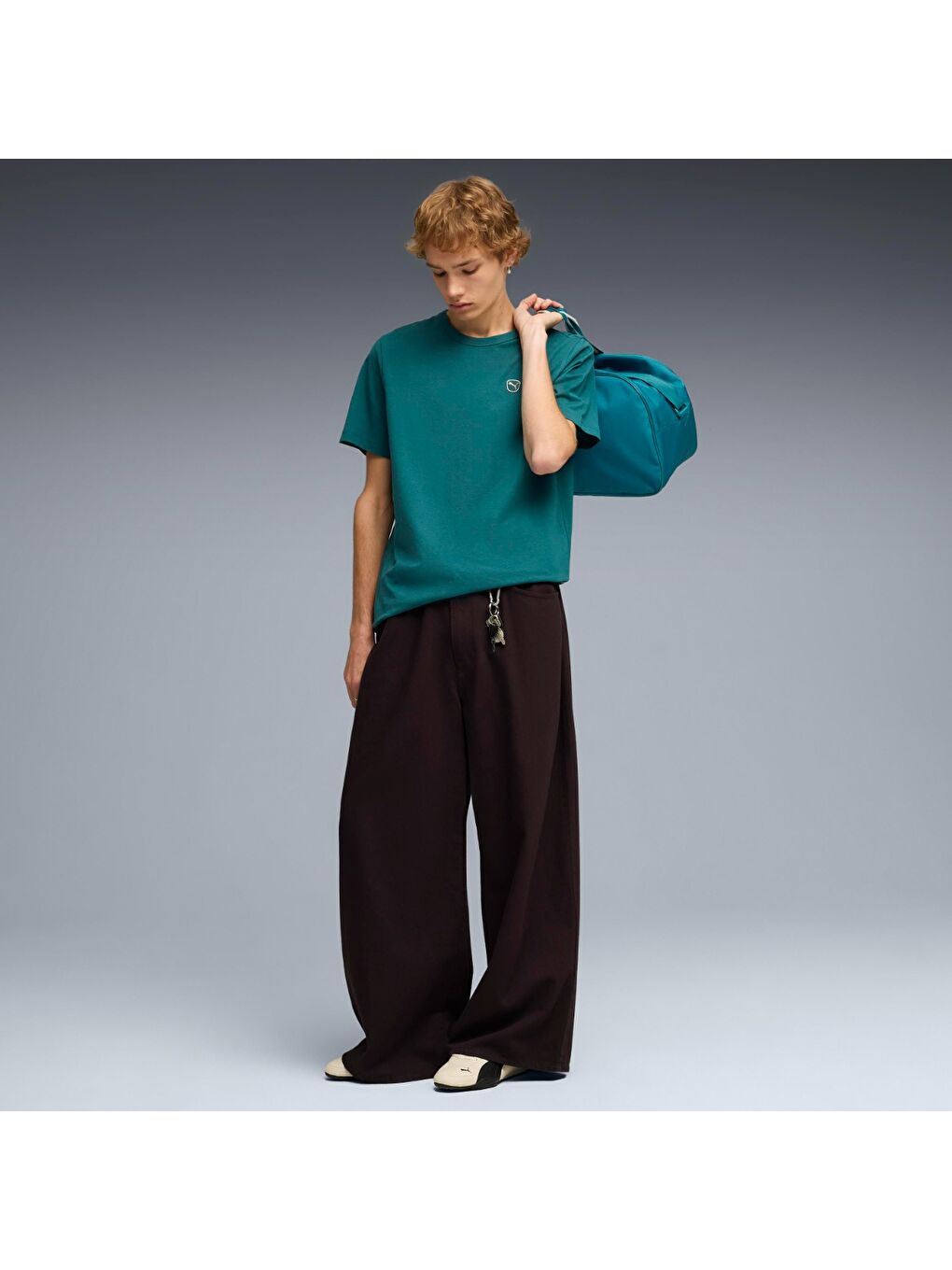 Essential Elevated Erkek Yeşil Tişört-2