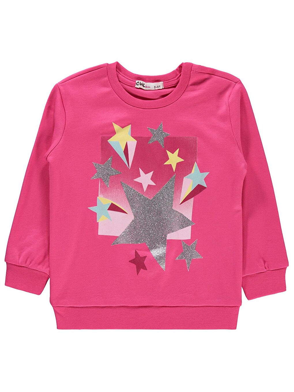 Girls Kız Çocuk Sweatshirt 2-5 Yaş Fuşya