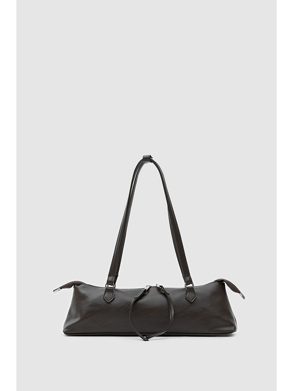 Kahverengi Core Basic Omuz Baget Çanta Kahve