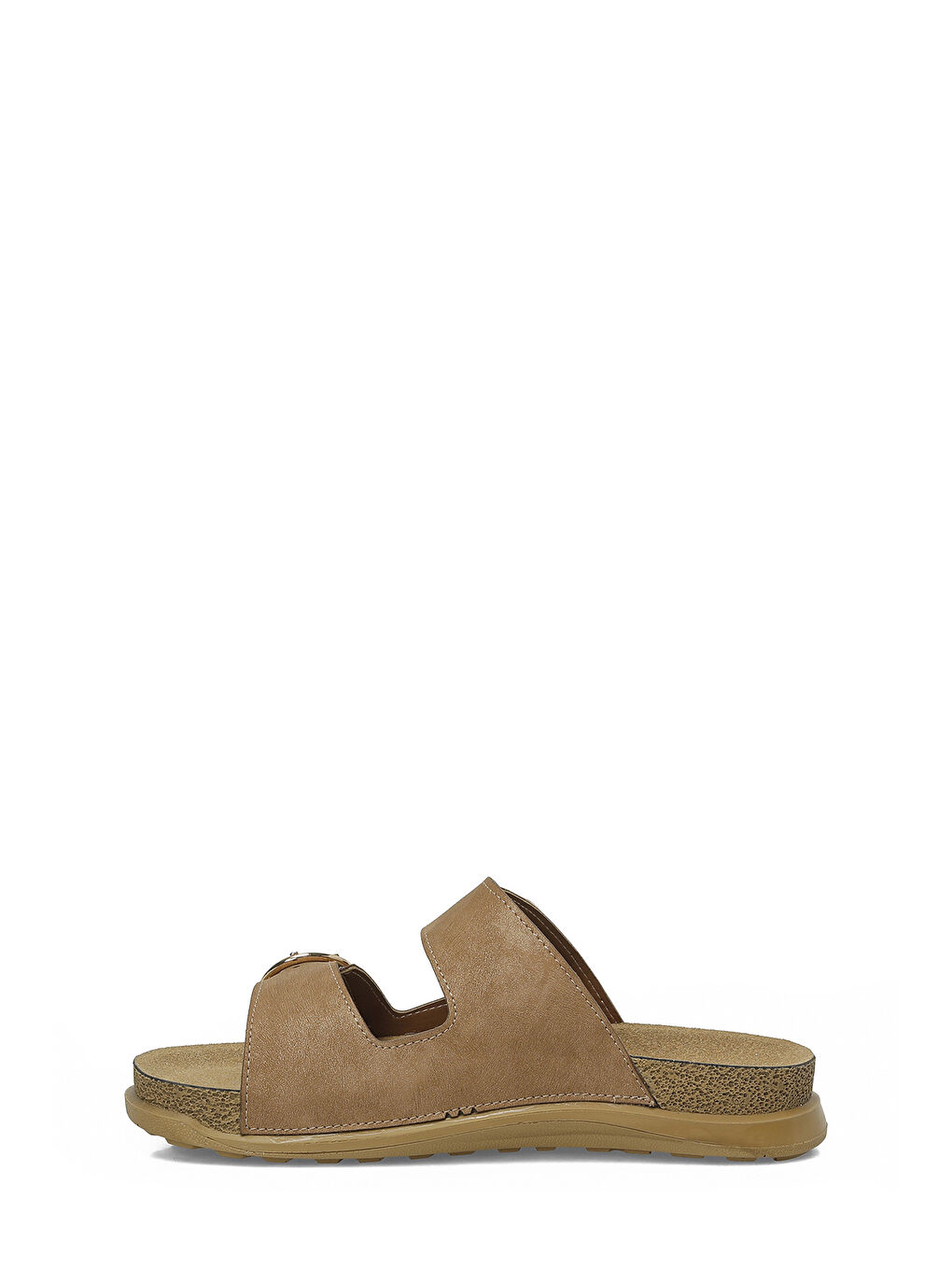 Kahverengi 167196.Z6FX Taba Kadın Düz Terlik-2