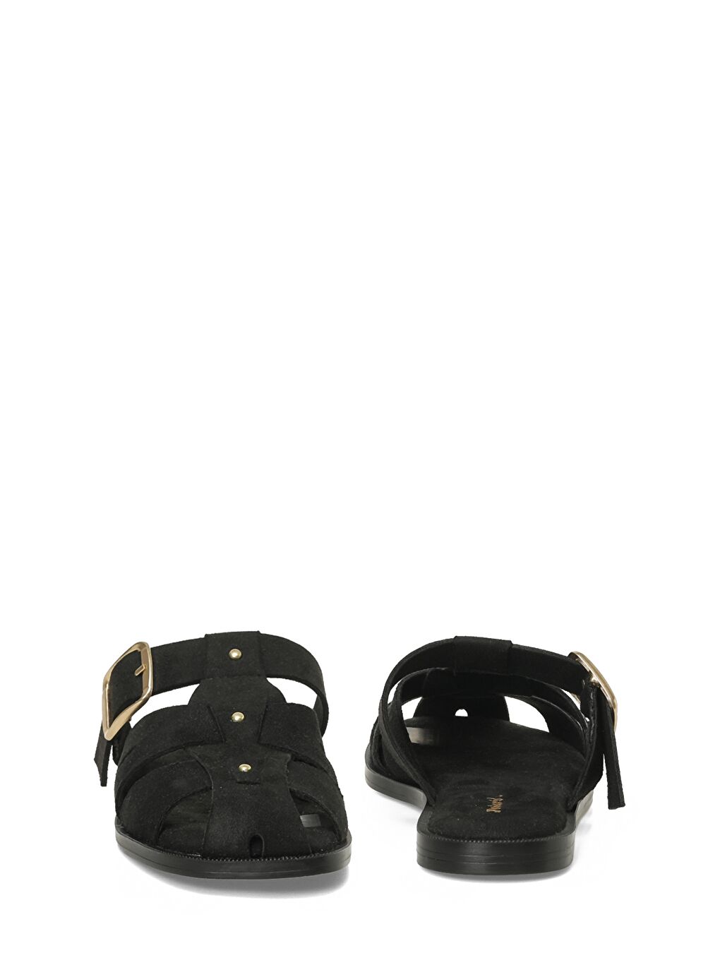 327082.Z 6FX Siyah Kadın Terlik-4