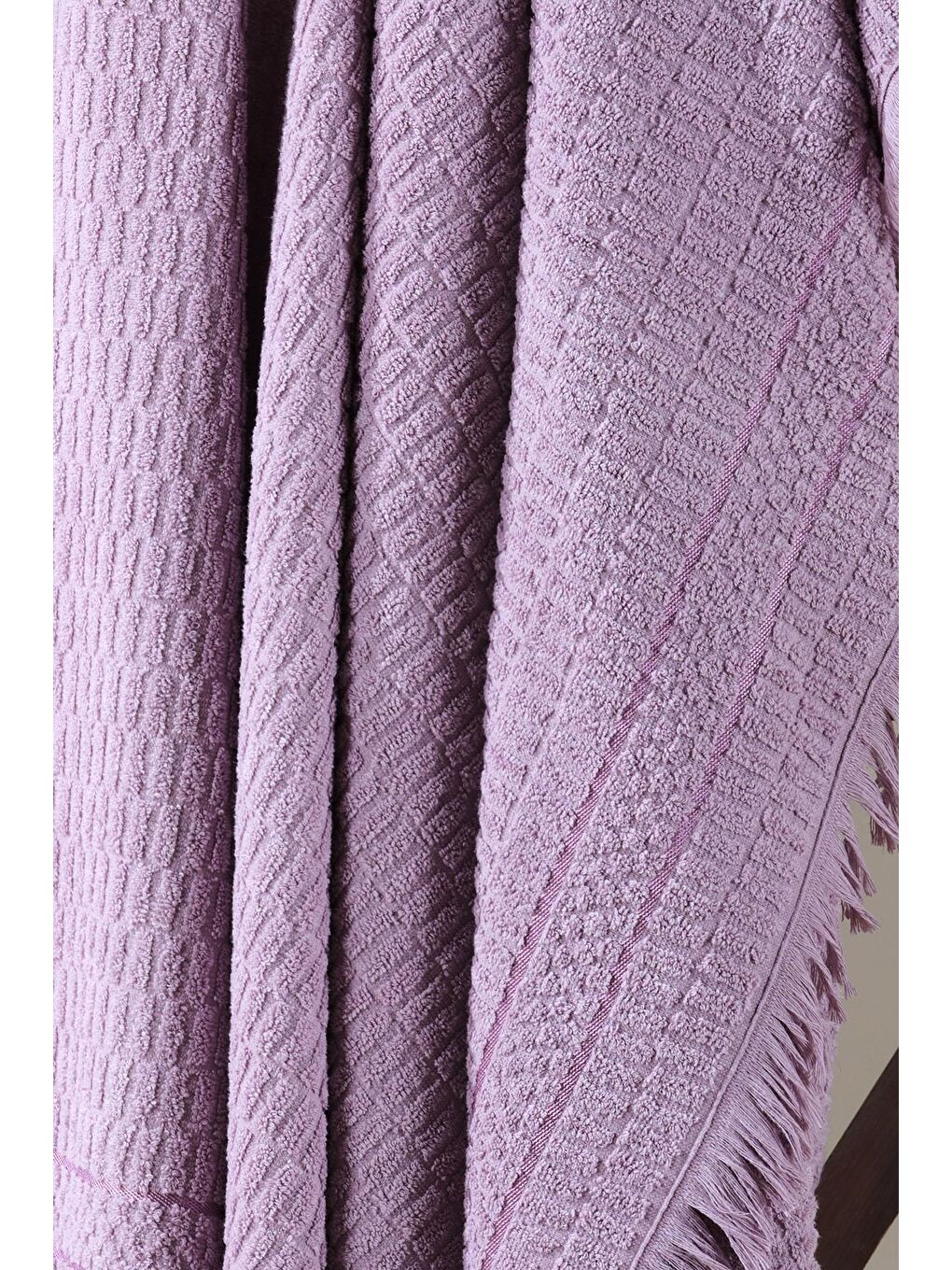 Mürdüm Daphne Banyo Havlusu 90x150 Cm %100 Pamuk Battal Boy-3