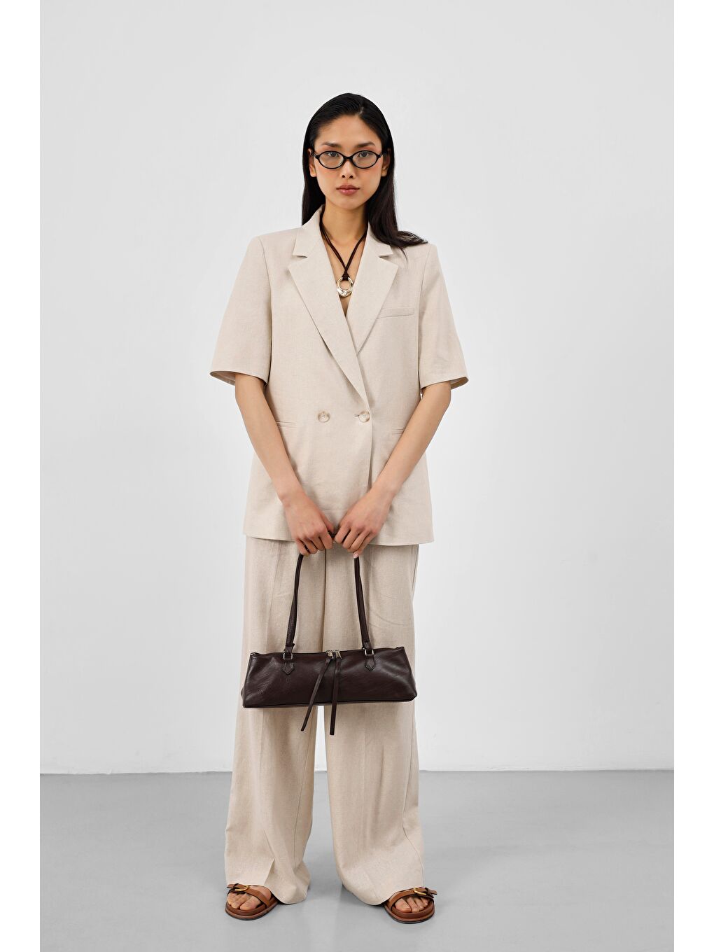 Kahverengi Core Basic Omuz Baget Çanta Kahve-2