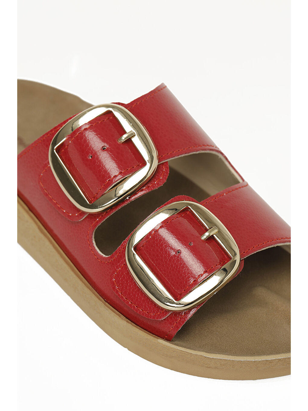 409047.Z6FX Kırmızı Kadın Terlik-6