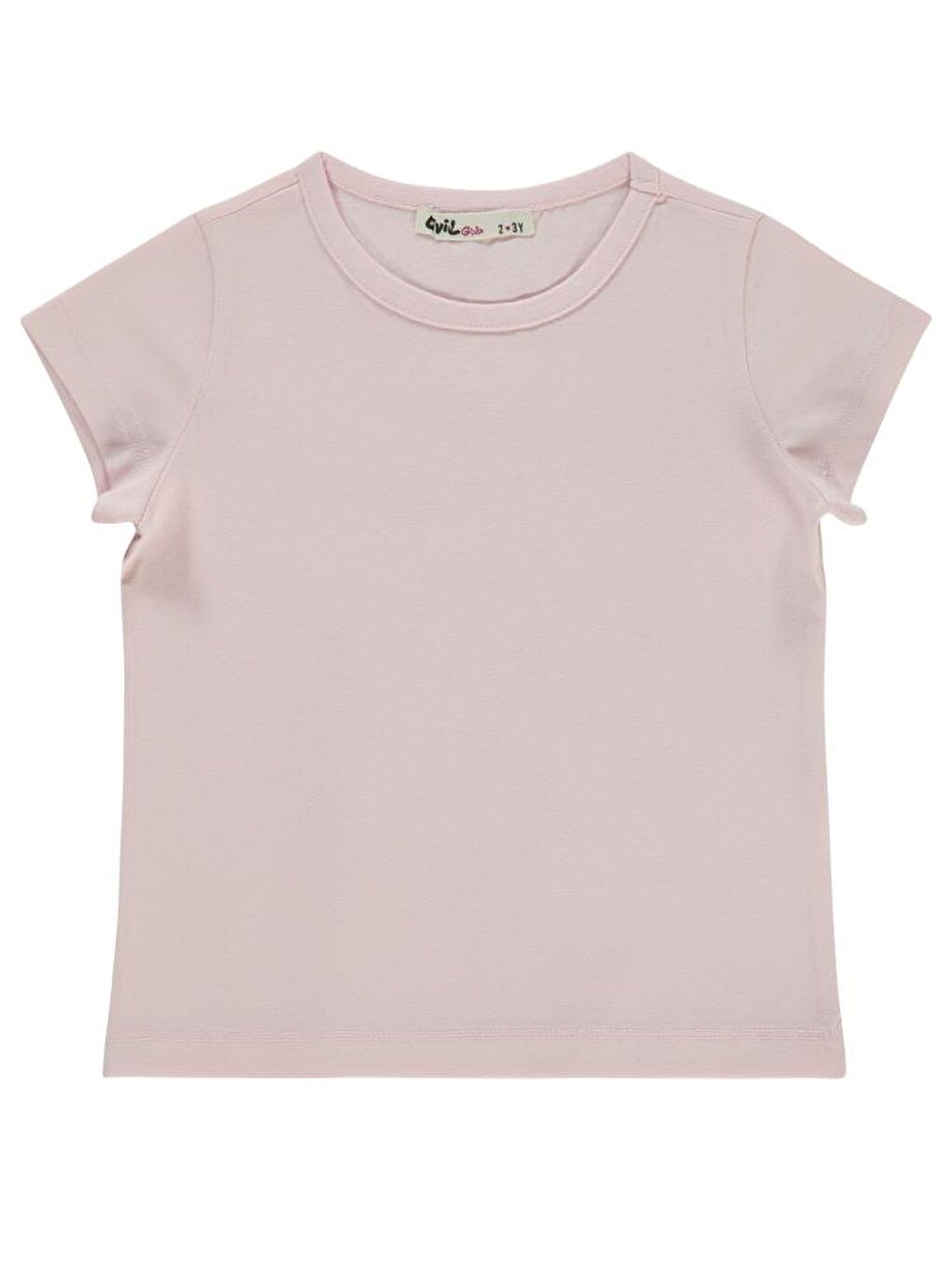Girls Basic 2-5 Yaş Tişört - Pembe5-6 Yaş